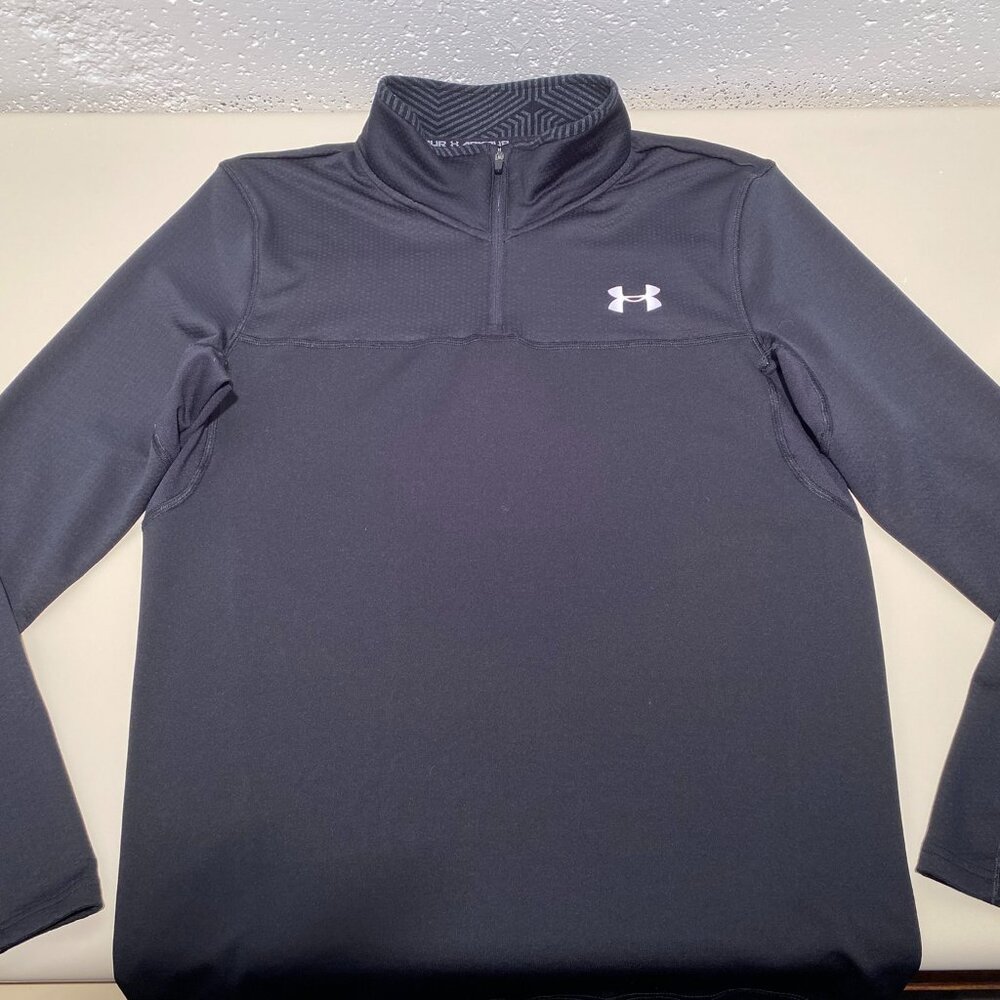 Under Armour Men's Compression Cold Gear Fleece Pullover - Picture 2 of 6